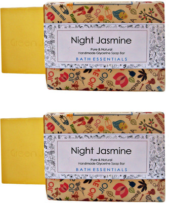 

Green Junction Night Jasmine Glycerin Soap 2 pc(290 g, Pack of 2)