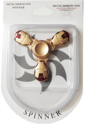 

YAMAMA Amazing Super Power Tri - Fidget Spinner Hand Toys (Iron Man Gold)(Gold)