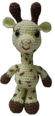 crochet artwork Giraffe - 8 inch(Yellow)