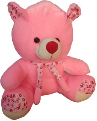 

JAGANNATH ENTERPRISES Stuffed Spongy Hugable Cute MufflerTeddy Bear Cuddles Soft Toy For Kids Birthday / Return Gifts Girls Lovable Special Gift High Quality Cream Color - 55 cm (Cream) - 55 cm(Pink)
