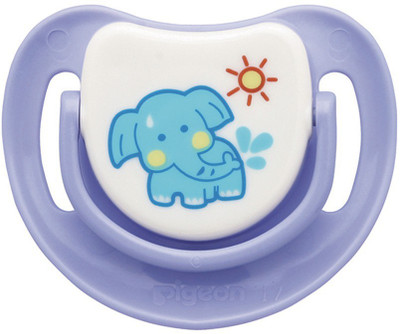 

Pigeon SILICONE PACIFIER STEP 2, ELEPHANT Soother(Multicolor)