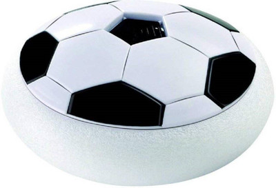 

MS Amaze Hover Football with air Power and Foam Bumpers and also LED Lights for Indoor Play. (White/Black) Football