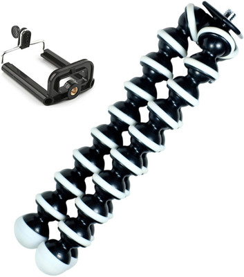 

BJORK Universal Flexible 360 Degree Travel Tripod, Tripod Kit(Multicolor, Supports Up to 1.5)
