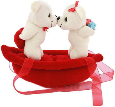 kuku kissing couple on boat - 12 cm(Red, White)