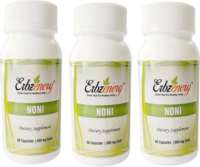 

Erbzenerg Noni Capsule 60 | 500mg(Pack of 3)(500 mg)