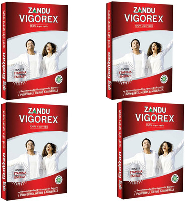 

Zandu Vigorex Ayurvedic Daily Energizer- 10 capsules (pack of 4)(40 No)