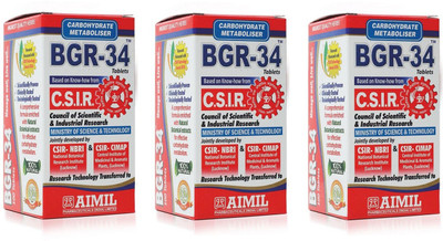 

Aimil Carbohydrate Metaboliser BGR - 34 Tablets(300 No)