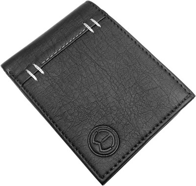 

TnW Men Black Artificial Leather Wallet(3 Card Slots)