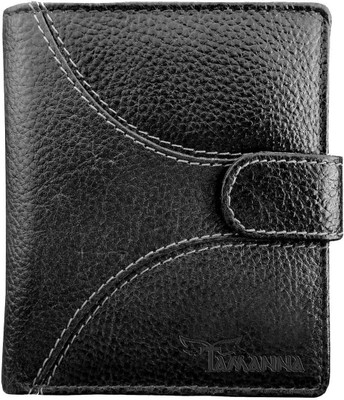 

Tamanna Men Black Genuine Leather Wallet(7 Card Slots)