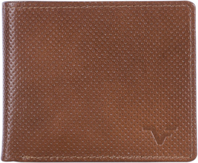 

Vener Fabica Men Tan Genuine Leather Wallet(8 Card Slots)