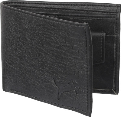 

wildedge Men Black Artificial Leather Wallet(3 Card Slots)