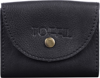 

Toffil Men Casual Black Genuine Leather Card Holder(9 Card Slots)