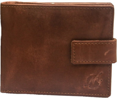 

Modello Crafts Men Brown Genuine Leather Wallet(10 Card Slots)