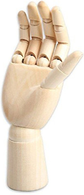 

deziine Wood Art Mannequin Hand Model - Perfect for Drawing, Sketch, etc.(Male Hand)