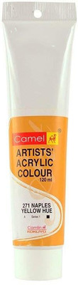 

Camlin Artist Acrylic Colour Tubes 120ml Naples Yellow Hue 271