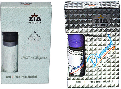 

Zia Silver and DIAMOND Special Malaysian Edition Floral Attar(Shamana)