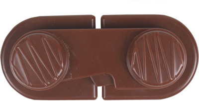 

HOMIZE High Quality Elegant Cabinet Drawer, Wardrobe Baby Safety Door Lock(Brown)