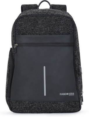 

Hangoverr Bags with USB port - Black Waterproof Backpack(Black, 30 L)