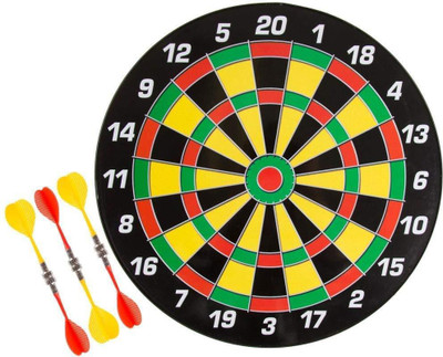 Authfort 40cm Magnetic Dart Board Dartboard with 6 Darts Dart Board Game