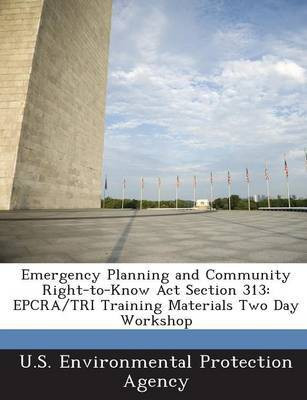 Emergency Planning and Community Right-To-Know ACT Section 313(English, Paperback, unknown)