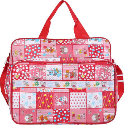 

DIVYANA Water Resistant Diaper Bag, Baby Bag, Feeder Bag, Nappy Changing Bag, Mamma's Bag, Multipurpose Maternity Handbag (Pink) Tote Diaper Bag, Baby Bags for Mother, Baby Accessories Bag, Travel bag, Hand Bag(Red)