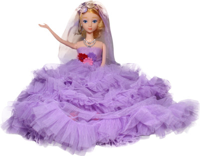 

Bells N Blooms Frill Doll Purple (30 cms)(Purple)