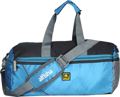 

ALFISHA (Expandable) Lightweight Waterproof 26 Ltrs Sky Blue Duffel Gym Bag Backpack with Zip Closure Gym Bag(Blue)