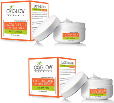 

Oxyglow Lacto Bleach Anti-Tan pack Pack of 2(50 g)