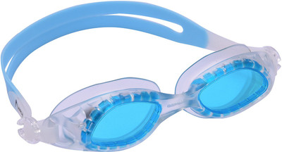 

Arrowmax Sports Swimming Googles "JOINTLESS" With Free Ear PLugs Inside Model AS-3 Light Blue , By Krasa Swimming Goggles(Blue)