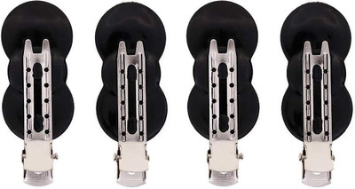 

BOXO Section Clips For Hairdressing For Women And Girls, Salon Hair Clips For Women, Set Of 4, Black Hair Clip(Black)