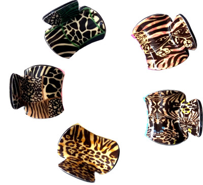 

Fashionable HIGH QUALITY HAIR CLUTCHER SET OF 5 Hair Claw(Multicolor)