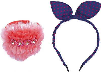 

Chooz Designer Studio Ears Head Band and Ribbons Hair Band (Pack of 2) Head Band, Hair Band(Multicolor)
