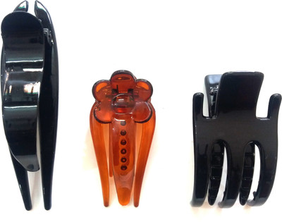 

Fashionable 3 DIFFERENT KOREAN HAIR CLUTCHER Hair Claw(Black, Brown)