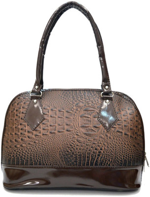 

AGINOS Hand-held Bag(Brown)