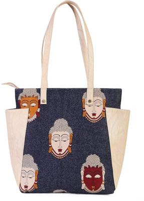 

TheDecorous Tote(Blue)