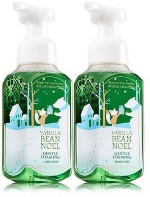 

Bath & Body Works Gentle Foaming Hand Soap Vanilla Bean Noel Pack of 2(259 ml, Pump Dispenser, Pack of 2)