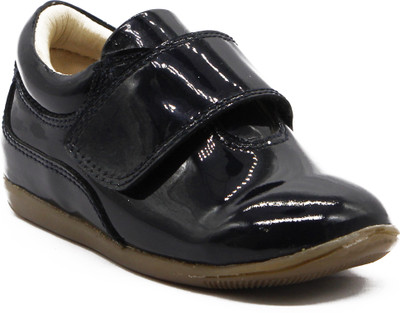 

Teddy Toes Boys Velcro Moccasins(Black