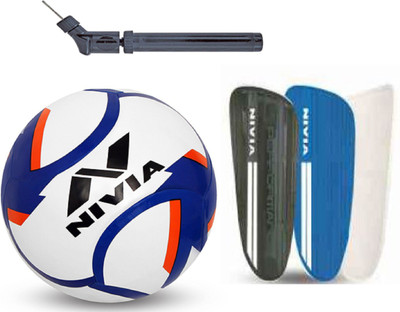 

Nivia Dominator + Performance Shingaurd + Double Action Pump Football Kit