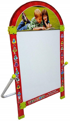 

Nightstar Educational 2 in 1 Dual Side Blackboard and White Marker Board for Kids(Multicolor)