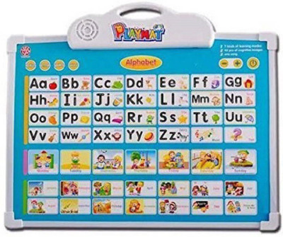 

Nightstar Educational Musical Alphabet ABCD Learning Board Play Mat and Drawing Board with One Doodle Pen For Kids(Minimum Age 3yrs)(Multicolor)