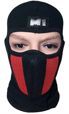 

mra fashion Red Full Face Mask Dust Proof mask Bike-cycle Face Mask for Men & Women (Size: Free, Balaclava) Mask