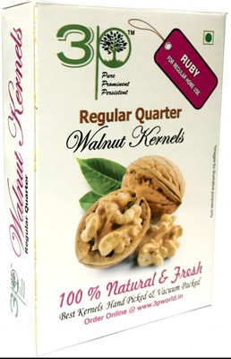 

3P Kashmiri Inshell/ Shelled / With Shell/ Dry Fruit/ Akhrot/ Walnut-2000 g Walnuts(250 g, Vacuum Pack)