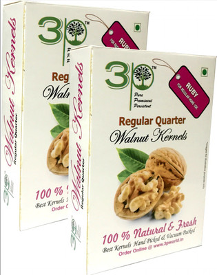 

3P White Quarter Kashmiri Akhrot/ dryfruit/ without shell/ walnut kernels-250 g Walnuts(500 g, Vacuum Pack)
