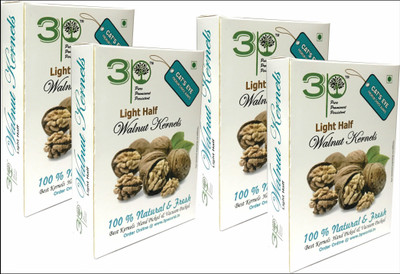 

3P Light Kashmiri Akhrot/ dryfruit/ without shell/ walnut kernels-1000 g Walnuts(1000 g, Vacuum Pack)