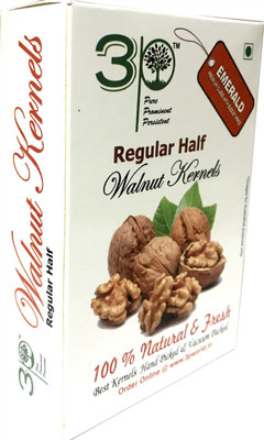 

3P Light Kashmiri Akhrot/ dryfruit/ without shell/ walnut kernels-1000 gm Walnuts(1000 g, Vacuum Pack)