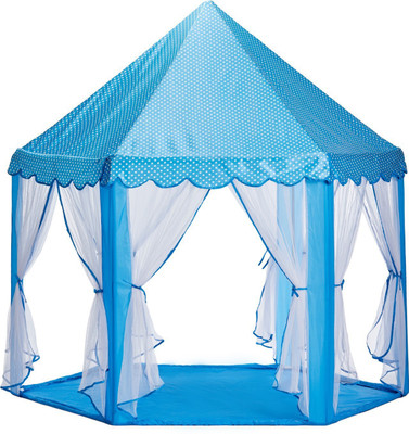 

NHR Kids Indoor and Outdoor Play Tent Castle- Blue(Blue)