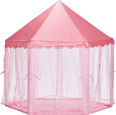 

NHR Kids Indoor and Outdoor Play Tent Castle- Pink(Pink)