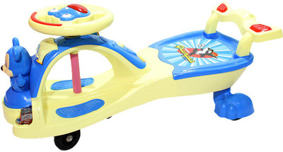 

Blubud Kids Swaying Wagon for 2 to 5 years with Music and Light(Blue)(Blue)