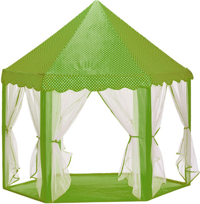 

NHR Kids Indoor and Outdoor Play Tent Castle- Green(Green)