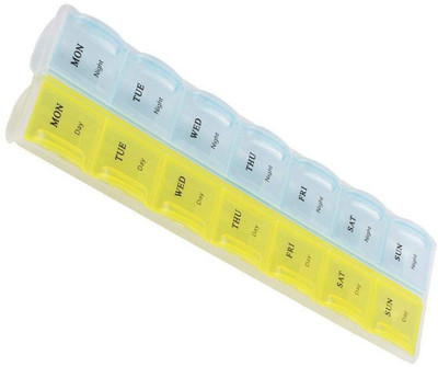 

DeoDap weekly Pill Box(Multicolor)